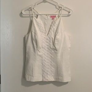 Lilly Pulitzer Resort White Annabelle Top
